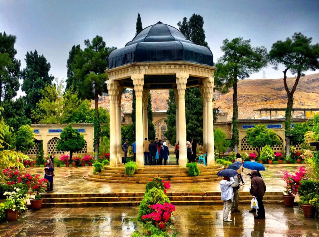 Traveling to Shiraz - Tomb of Hafez