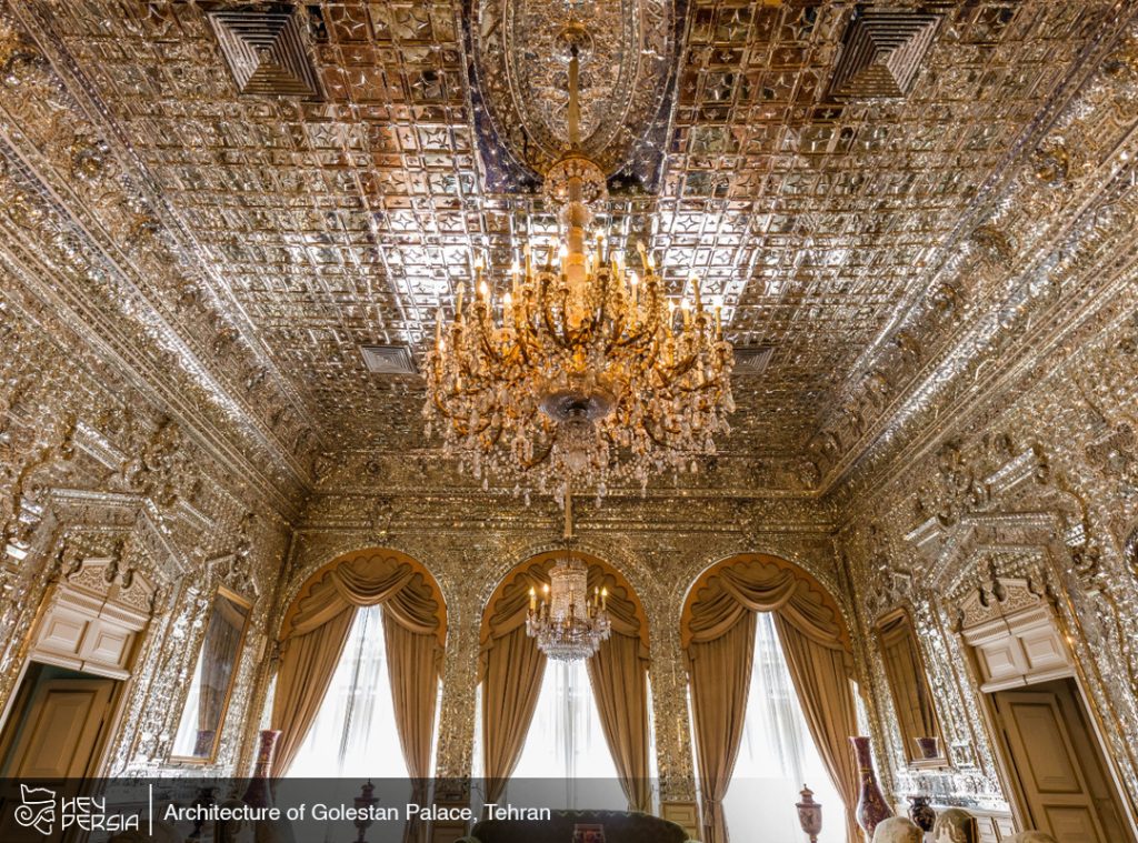 Architecture of Golestan Palace in Tehran