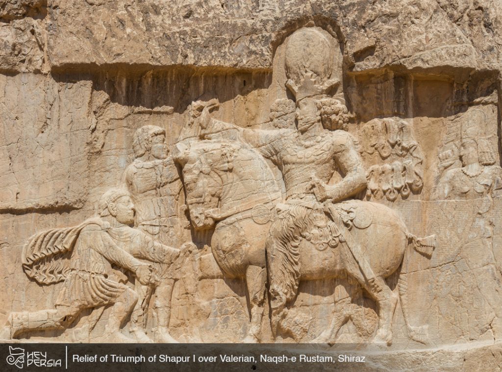The triumph of the Sassanian king Shapur I