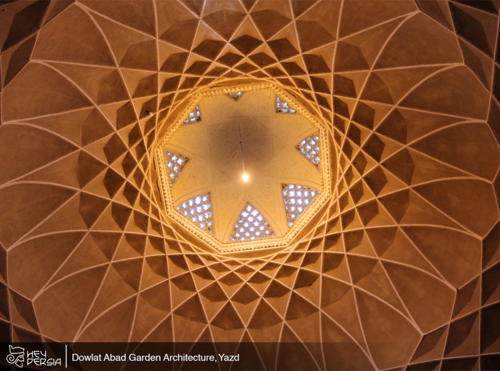Dowlat Abad Garden- architectural ceilings