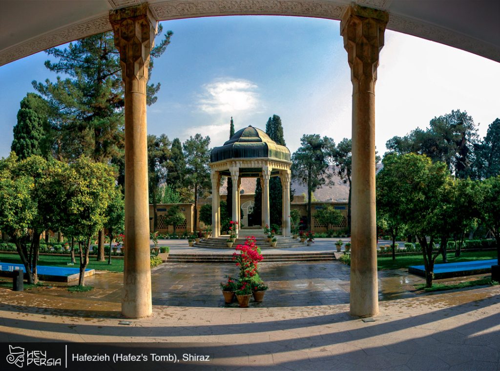 Tombs of Hafez and Saadi in Shiraz, Iran