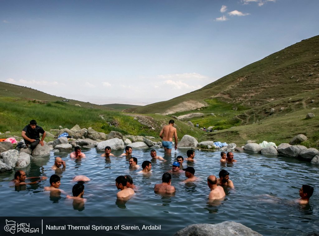 Popular Tourist Destination of Sarein Hot Springs in Iran