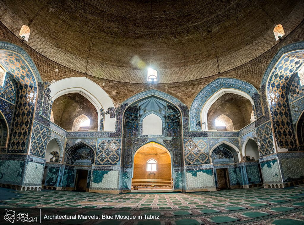 Architectural Marvels of The Blue Mosque in Tabriz