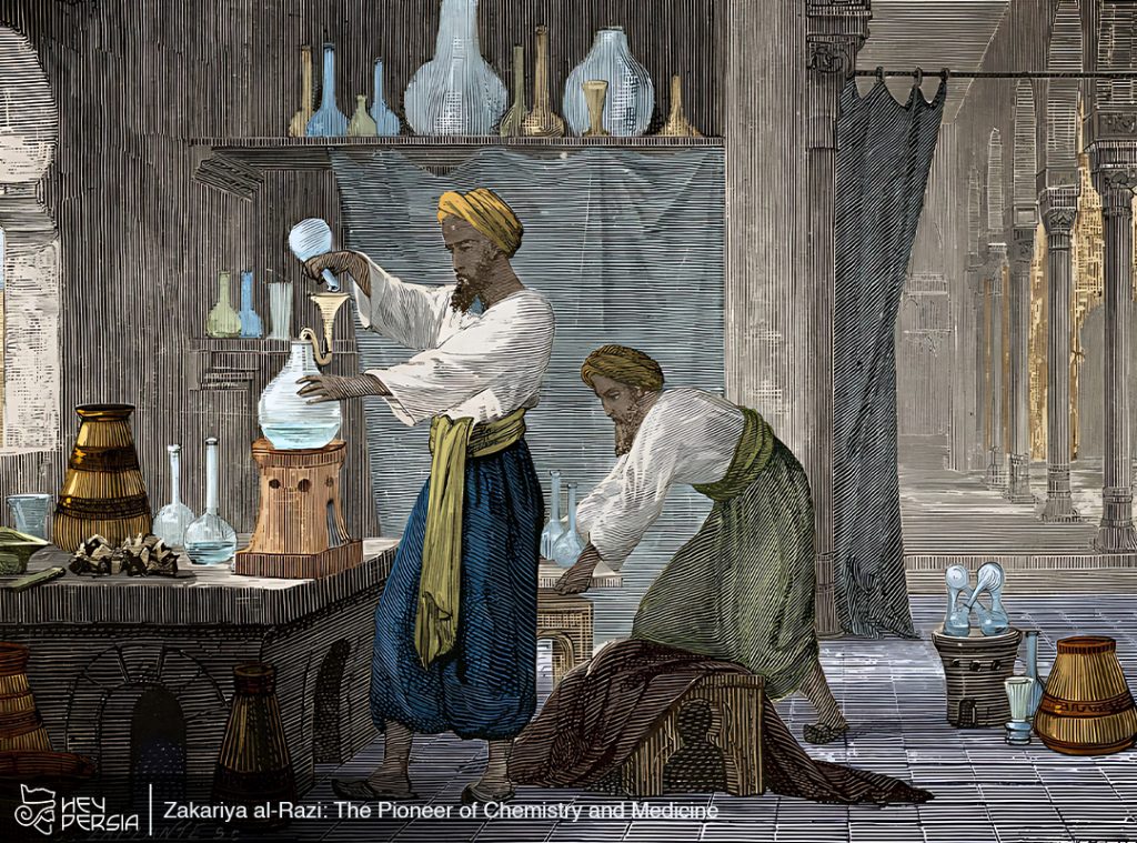 Zakariya al-Razi: Chemistry and Medicine of Persian scientist legacies