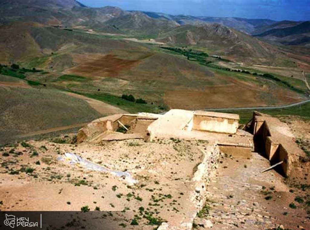 Where is the Zivieh Castle Hill In Iran?