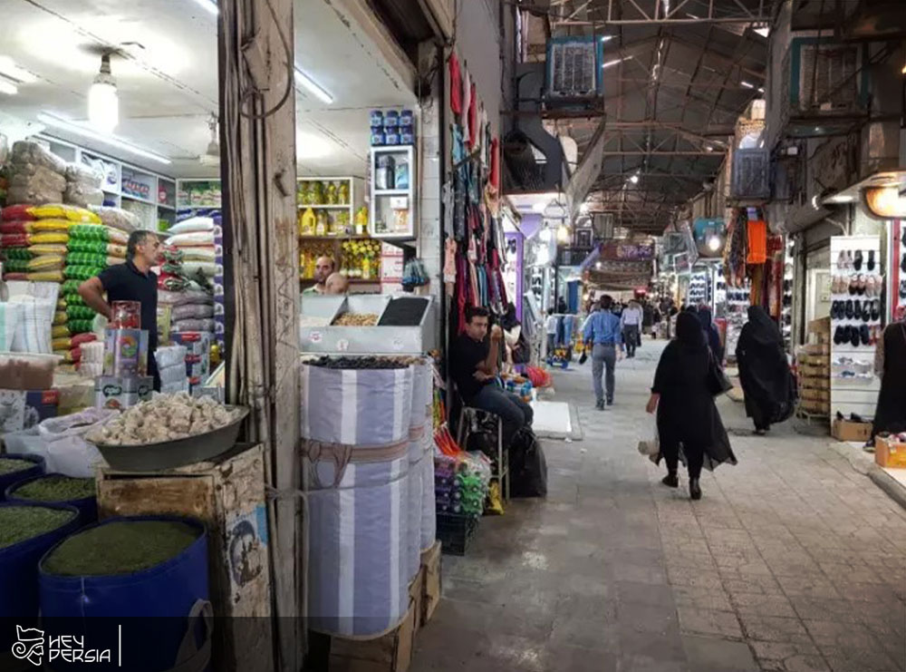 Kazerun Bazaar in Kazerun City in Iran