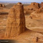 The Lut Desert in Iran