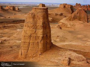 The Lut Desert in Iran