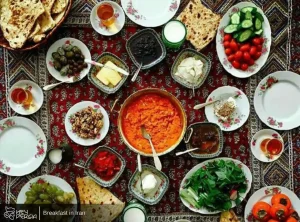 Breakfast in Iran