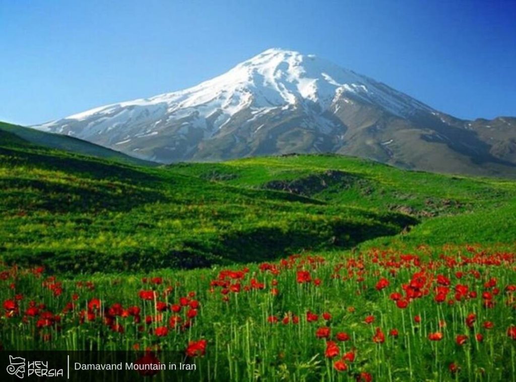 Geography and Geology of Damavand Mountain in Iran